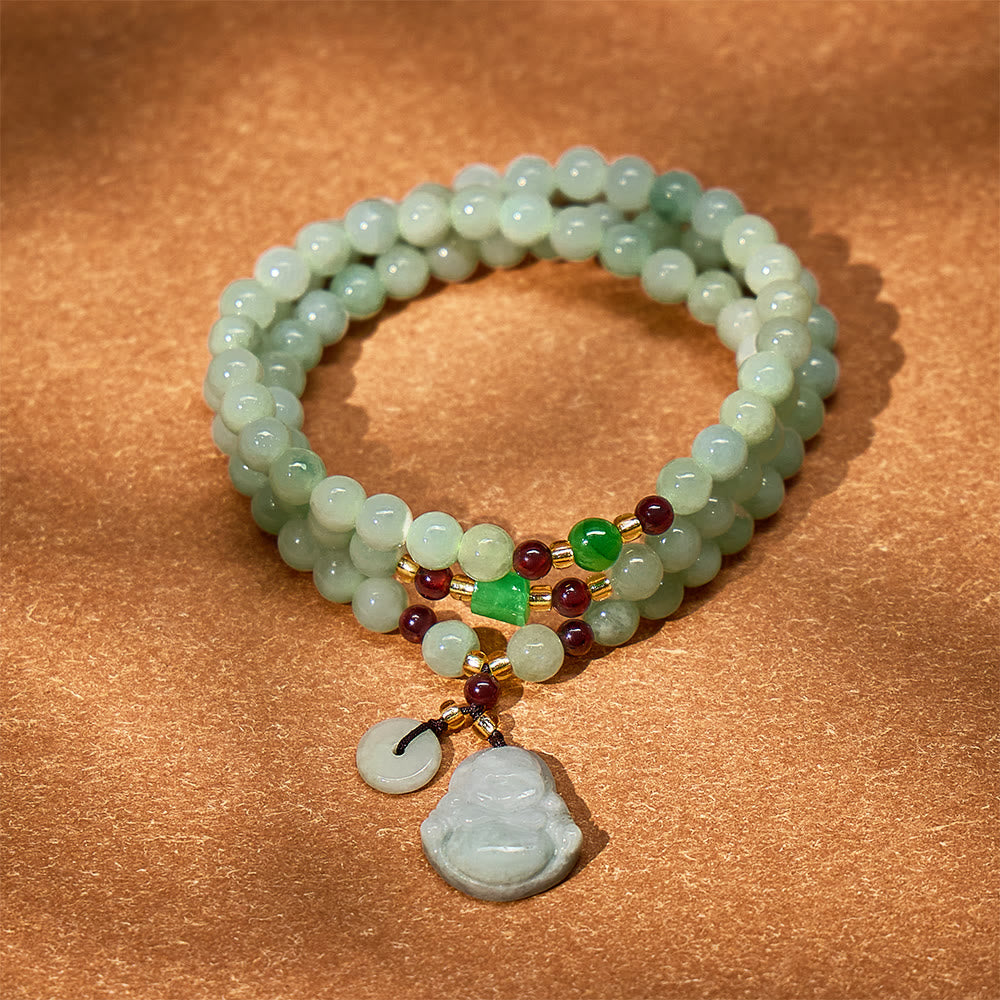 FuAttract Prosperity & Protection Bracelet – Jade + Garnet Pixiu Design - image 16
