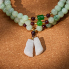 FuAttract Prosperity & Protection Bracelet – Jade + Garnet Pixiu Design - image 3