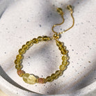FuAttract Abundance & Healing Crystal Bracelet – Aquamarine, Strawberry Quartz & Pixiu - image 3