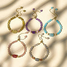 FuAttract Abundance & Healing Crystal Bracelet – Aquamarine, Strawberry Quartz & Pixiu - image 4