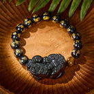 FuAttract Fortune Prism - Natural Rainbow Obsidian Pixiu Wealth Bracelet - 10mm - image 0
