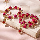 FuAttract Lucky Protection & Prosperity - Red Tiger Eye Stone with Pixiu Pendant Bracelet - image 4