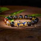 FuAttract Protective Wealth Bracelet – Color-Changing Pixiu & Black Onyx - image 2