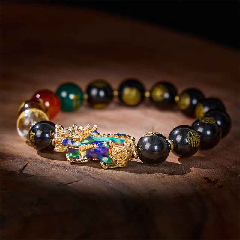 FuAttract Protective Wealth Bracelet – Color-Changing Pixiu & Black Onyx - image 11