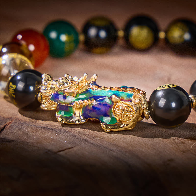 FuAttract Protective Wealth Bracelet – Color-Changing Pixiu & Black Onyx - image 15