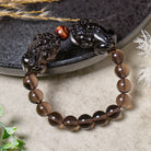 FuAttract Clarity Guard – Focus Fortune & Spiritual Protection Ice Obsidian & Tiger Eye Pixiu Bracelet - image 2