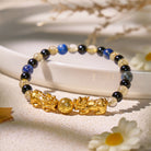 FuAttract Fortune Forge - Black Obsidian Lapis Lazuli Power Bracelet - image 1