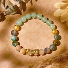 FuAttract Serene Prosperity - Jade & Amazonite Energy Bracelet for Grounded Abundance - image 2