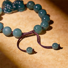FuAttract Ocean Whisper - Natural Ice Jade Pixiu Handwoven Bracelet - image 4