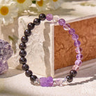 FuAttract Violet Ward - Natural Amethyst Obsidian Protection Bracelet - image 1