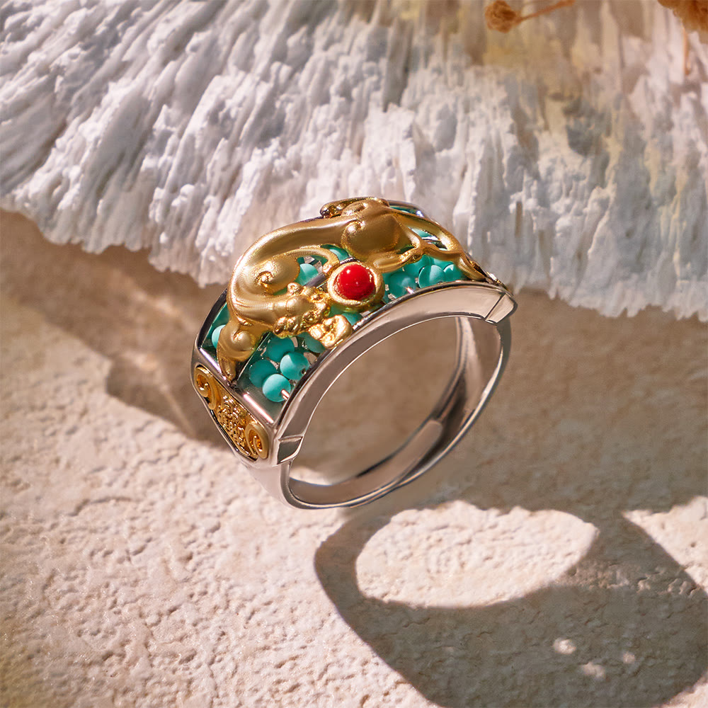 FuAttract Fortune Keeper – Fortune Pixiu Abacus Ring - image 3