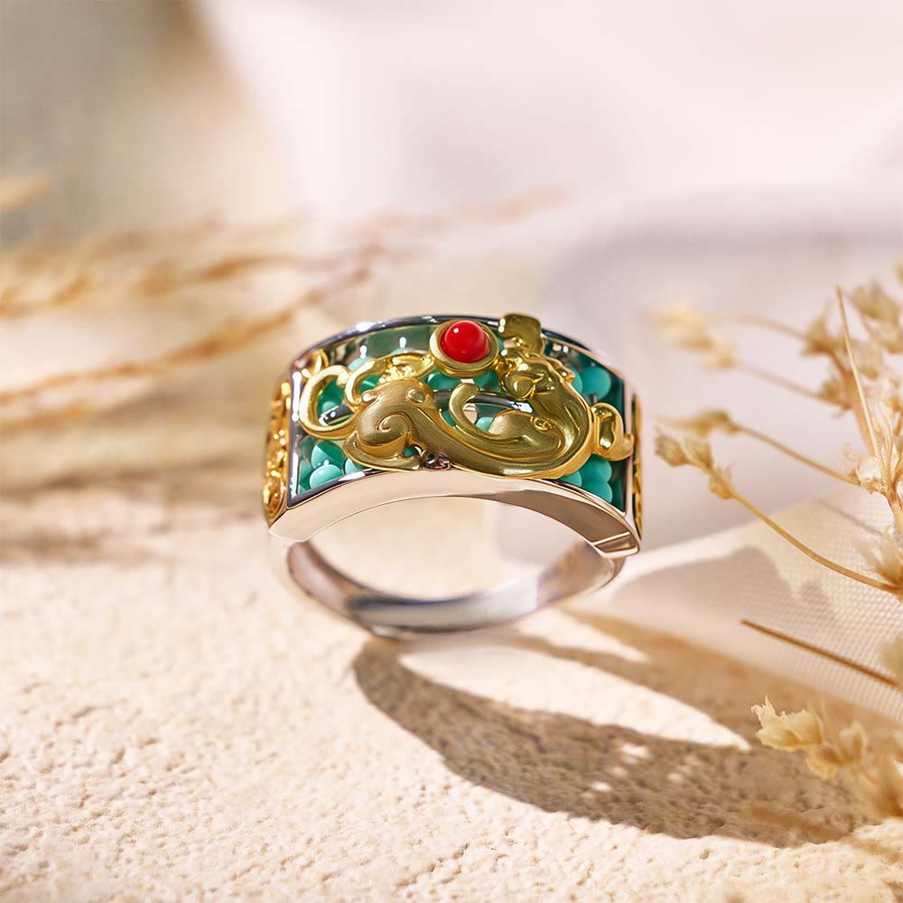 FuAttract Fortune Keeper – Fortune Pixiu Abacus Ring - image 1