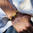 FuAttract Abundance & Protection – Black Onyx Om Mani Padme Hum Beads Pixiu Bracelet - image 3