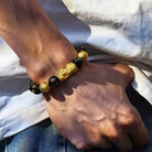 FuAttract Abundance & Protection – Black Onyx Om Mani Padme Hum Beads Pixiu Bracelet - image 12