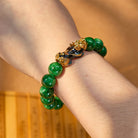 FuAttract Harmony of Fortune Bracelet –  Cyan Jade With FengShui Pixiu - image 11