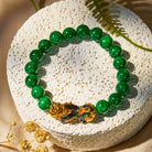 FuAttract Harmony of Fortune Bracelet –  Cyan Jade With FengShui Pixiu - image 3