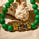FuAttract Harmony of Fortune Bracelet –  Cyan Jade With FengShui Pixiu - image 5