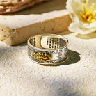 FuAttract Celestial Fortune - Adjustable Silver Pixiu Ring with Sacred Om Mani Mantra - image 7