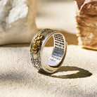 FuAttract Celestial Fortune - Adjustable Silver Pixiu Ring with Sacred Om Mani Mantra - Comfort Fit - image 6