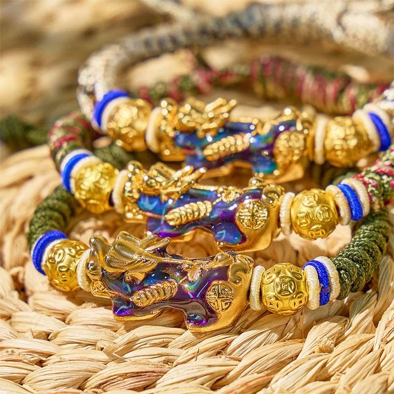 FuAttract Wealth Talisman - Thermochromic Pixiu String Bracelet - image 7