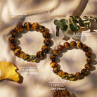 FuAttract Fortune Defender- Handcrafted Tiger's Eye Bracelet with Thermo-Active Pixiu - image 6