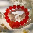 FuAttract Vitality Surge - Natural Red Agate Pixiu Energy Bracelet - 14mm - image 13