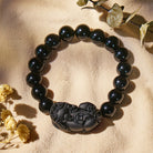 FuAttract Aegis of Shadows - Premium Black Obsidian Pixiu Protection Bracelet - image 1