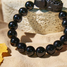 FuAttract Aegis of Shadows - Premium Black Obsidian Pixiu Protection Bracelet - image 4