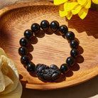 FuAttract Aegis of Shadows - Premium Black Obsidian Pixiu Protection Bracelet - image 2