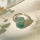FuAttract Eternal Guardian -  Ice Jade Pixiu Adjustable Sterling Silver Ring - image 2