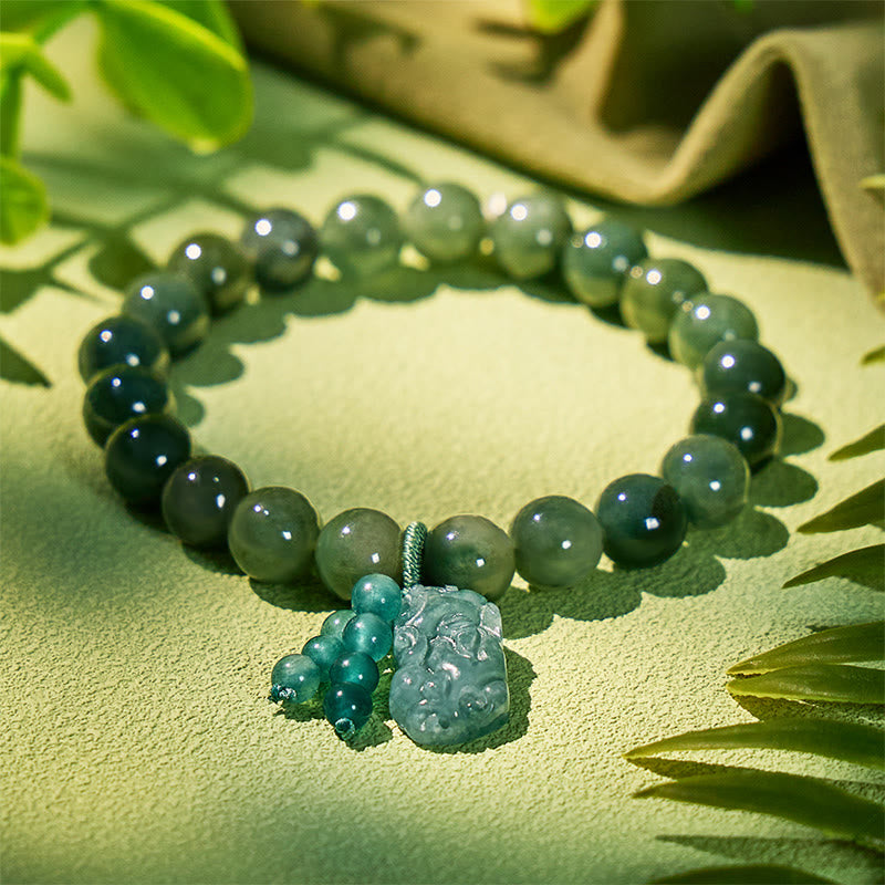 FuAttract Sacred Talisman - Natural Jade Pixiu Bracelet - image 3