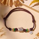 Fuattract Prosperity Braid - Hand-Knotted Fu Charm Silver Pixiu String Bracelet - image 14