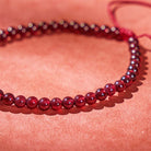 FuAttract Wealth Weaver - Natural Garnet Cinnabar Pixiu Hand-Knotted Bracelet - image 4