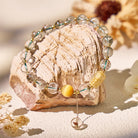 FuAttract Powerhouse of Prosperity - Gold Rutilated Pixiu Green Phantom Energy Bracelet - image 2