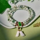 FuAttract Prosperity & Protection Bracelet – Jade + Garnet Pixiu Design - image 1