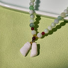 FuAttract Prosperity & Protection Bracelet – Jade + Garnet Pixiu Design - image 3