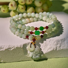 FuAttract Prosperity & Protection Bracelet – Jade + Garnet Pixiu Design - Budddha - image 13