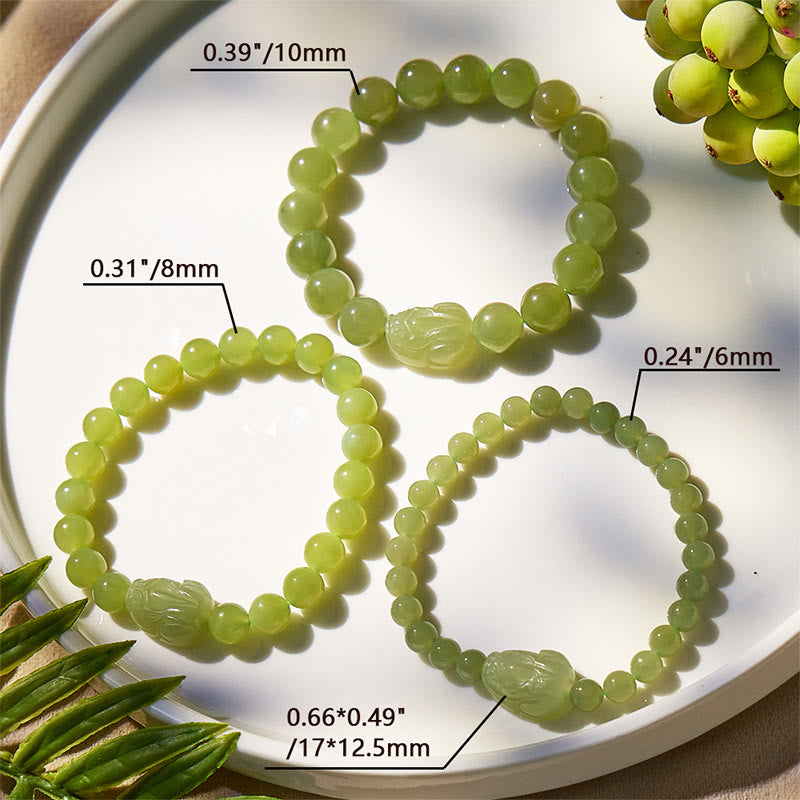 FuAttract Wealth & Energy Balance – Fortune Hetian Jade Pixiu Bracelet - image 6