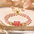 FuAttract Abundance & Healing Crystal Bracelet – Aquamarine, Strawberry Quartz & Pixiu - image 16