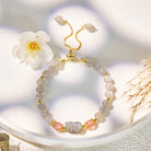 FuAttract Abundance & Healing Crystal Bracelet – Aquamarine, Strawberry Quartz & Pixiu - image 27