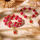 FuAttract Lucky Protection & Prosperity - Red Tiger Eye Stone with Pixiu Pendant Bracelet - image 5