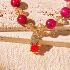 FuAttract Lucky Protection & Prosperity - Red Tiger Eye Stone with Pixiu Pendant Bracelet - image 3