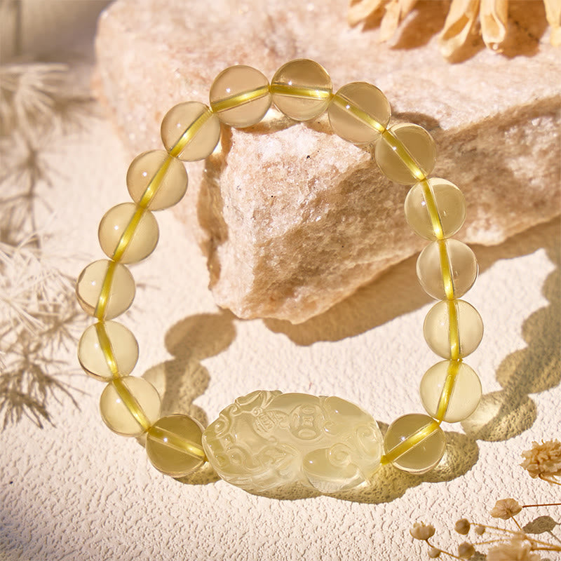 FuAttract Fortune-Attracting Citrine Embrace Prosperity and Protection Pixiu Bracelet - image 10
