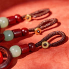 FuAttract Protection & Harmony - Cinnabar Sandalwood Om Mani Padme Hum Pixiu Key Chain - image 4