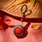 FuAttract Protection & Harmony - Cinnabar Sandalwood Om Mani Padme Hum Pixiu Key Chain - Copper Coin - image 12