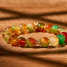 FuAttract Radiant Harmony - Peacock Agate Pixiu Bracelet - image 5