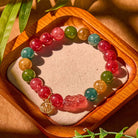 	 FuAttract Prosperity Flow – Pixiu Charm Tourmaline Protection Bracelet - 10mm - image 0