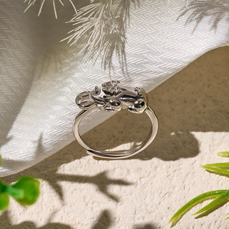 FuAttract Silver Guardian – Pure Silver Pixiu Ring - image 2