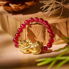 FuAttract Pixiu Ring with Garnet – For Love, Strength & Wealth - image 2