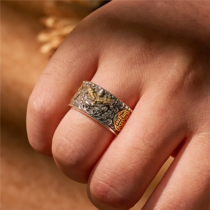 FuAttract Prosperity Abundant Energy Pixiu Ring – Wealth & Protection Symbol - image 3